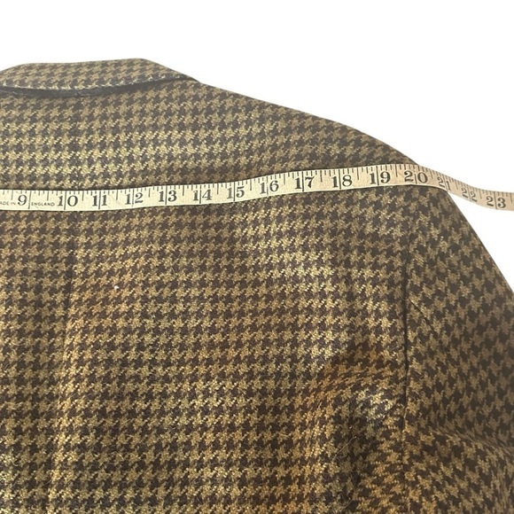VTG. GIORGIO ARMANI LE COLLZIONI ALPACA WOOL HOUNDSTOOTH JACKET SIZE 42 - Picture 12 of 12